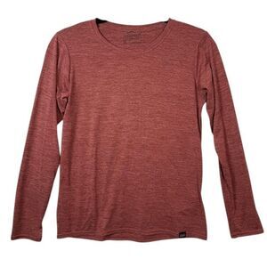 Patagonia Women's Long Sleeve Tee - Rust Red